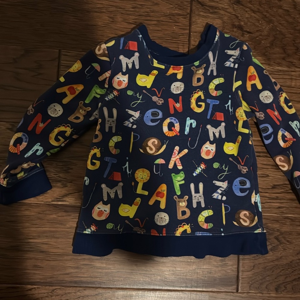 Little Sleepies Alphabet Sweatshirt